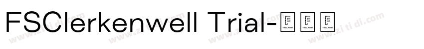FSClerkenwell Trial字体转换 FSClerkenwell Trial字体转换